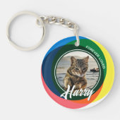 Pet Loss Sympathy Memorial Keepsake-symbool Sleutelhanger (Voorkant)