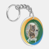 Pet Loss Sympathy Memorial Keepsake-symbool Sleutelhanger (Voorkant Links)