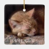 PET LOVE Céramique Carré Ornement (Dos)