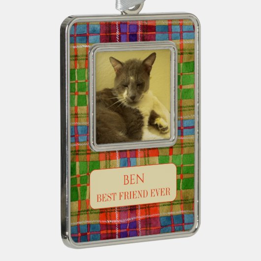 PET LOVE Framed Vert Ornament + Tekst / MacRaePlai (Rechts)