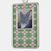 PET LOVE ingelijst Verticaal Ornament / Xmas Knit (Links)