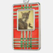 PET LOVE Ingelijste Verticaal Ornament / RedScott (Links)