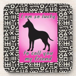 pet lover bier onderzetter