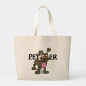 Pet Lover Canvas tas (Achterkant)
