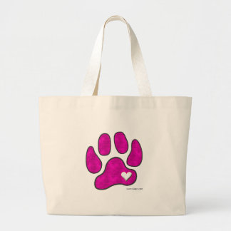 Pet Lover-draagtas met Canvas tas / Roze afdruk