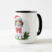 Pet Lover Noël Photo Mug Cadeau (Devant droit)