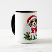 Pet Lover Noël Photo Mug Cadeau (Devant gauche)