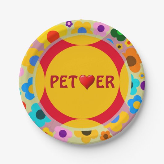 Pet Lover Paper-Bord Papieren Bordje (Voorkant)