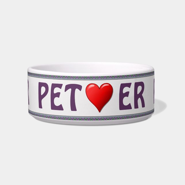 Pet Lover Pet Bowl Voerbakje (Voorkant)