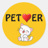 Pet Lover Sticker (Voorkant)