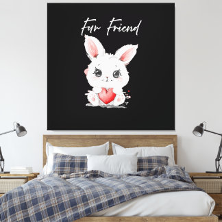 pet‑lover, street wear, Cute And Cool animal love Canvas Afdruk