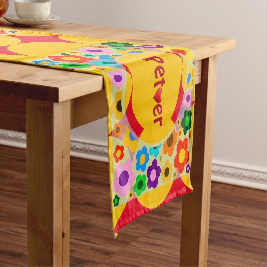 Pet Lover Table Runner Korte Tafelloper (Voorbeeld)