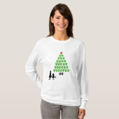 Pet Lover's Christmas Tree T-shirt (Voorkant volledig)