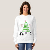 Pet Lover's Christmas Tree Trui (Voorkant volledig)