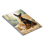 Pet Lovers Notebook - Dog Cat Oil Painting Journal (Côté Droit)