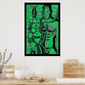 Pet Manster Poster (Keuken)