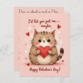 Pet Me… Maybe Feestdagenkaart (Voorkant / Achterkant)