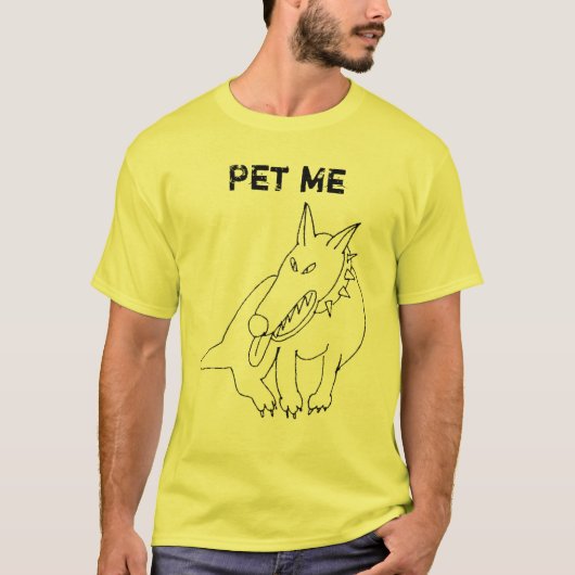 Pet me t-shirt (Voorkant)