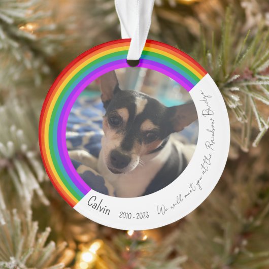 PET Memorial Acryl Ornament (Boom)