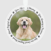 Pet Memorial Animaux de compagnie Perdre Keepsaké  (dos)