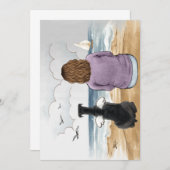 Pet Memorial Card - Aangepast Aankondiging (Voorkant / Achterkant)