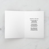Pet memorial Charles Spaniel angel vleugelgedicht Kaart (Binnen)
