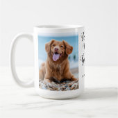 Pet Memorial Dog Paw Print Pet Verlies Aangepaste Koffiemok (Links)