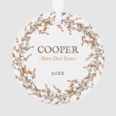 Pet Memorial Fall Wath Name Dates Texte Photo (dos)