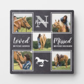Pet Memorial Foto Collage Fotoplaat (Voorkant)