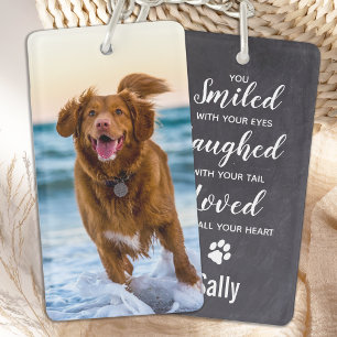Pet Memorial Foto Gift Sympathie Pet Loss Memorial Sleutelhanger