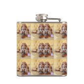 Pet memorial foto PERSONALIZE Heupfles (Achterkant)