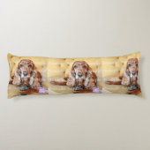 Pet memorial foto PERSONALIZE Lichaamskussen (Achterkant)