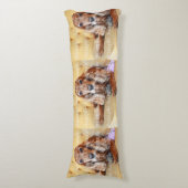 Pet memorial foto PERSONALIZE Lichaamskussen (Voorkant Verticaal)