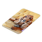 Pet memorial foto PERSONALIZE Magneet (Linkerzijde)