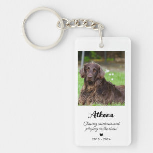 Pet Memorial Gift In het liefdevol geheugen Sleutelhanger