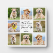 Pet Memorial Gift Pet Loss Keepomwille Foto Collag Fotoplaat (Voorkant)