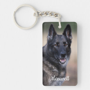Pet Memorial - Heart Dog Pet Photo - 1RBB Pet Loss Sleutelhanger