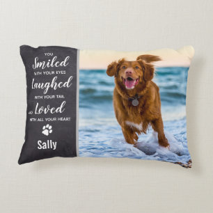 Pet Memorial Herdenking Pet Loss Foto Accent Kussen