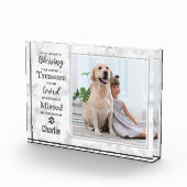 Pet Memorial Keepomwille Dog Fotoblokken (Rechts)