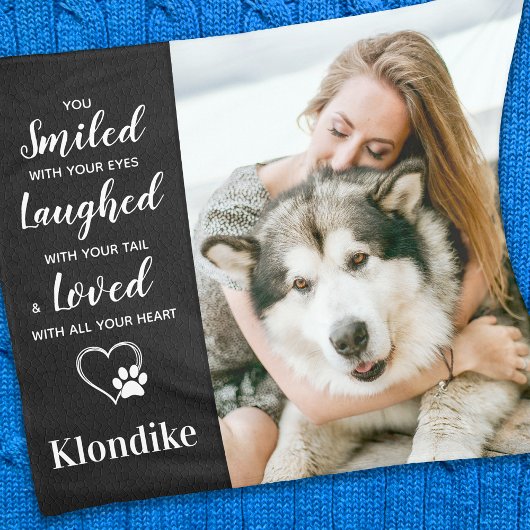 Pet Memorial Keepomwille Foto Fleece Deken
