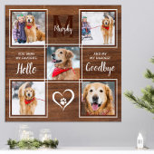 Pet Memorial Keepomwille Photo Collage Canvas Afdruk