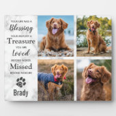 Pet Memorial Keepomwille Specialized Photo Collage Fotoplaat (Voorkant)