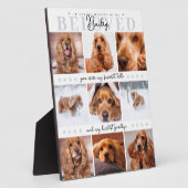 Pet Memorial Keepsake Custom Hond Kat Fotocollage Fotoplaat (Zijkant)