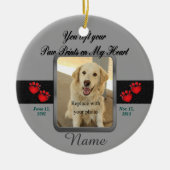 Pet Memorial Kerstmis Keramisch Ornament (Voorkant)