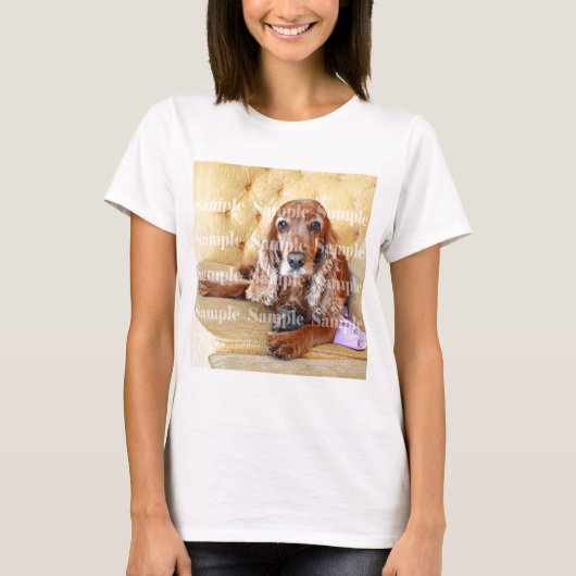 Pet memorial memory / PERSONALIZE foto T-shirt (Voorkant)