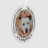 Pet Memorial Modern Custom Chien 2 Photo Sympathie (devant)