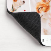 Pet Memorial Modern Simple Chic 9 Foto's Collage Muismat (Hoek)