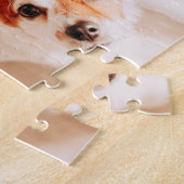Pet Memorial Moderne eenvoudige geometrische fotoc Legpuzzel (Zijkant)