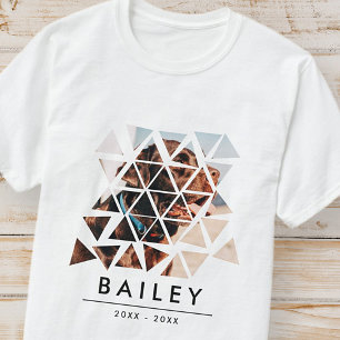 Pet Memorial Moderne Kunst Herinnering Custom Foto T-shirt