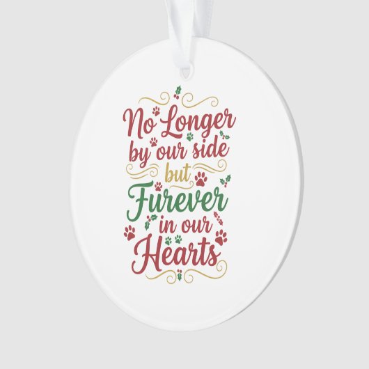 Pet Memorial Ornament (devant)